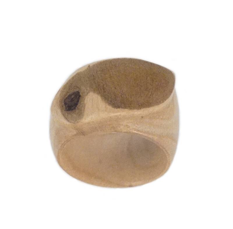 Holzring „Yin-Yang" von IWONELLASHOLZ