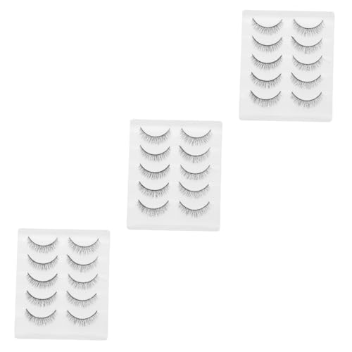 15 Paare kurze falsche wimpern Bilden japanische wimperntusche wimpernverlängerung wimperverlängung wimpernzange Kosmetika Frauen falsche Wimpern Frauen gefälschte Wimpern IWOWHERO von IWOWHERO