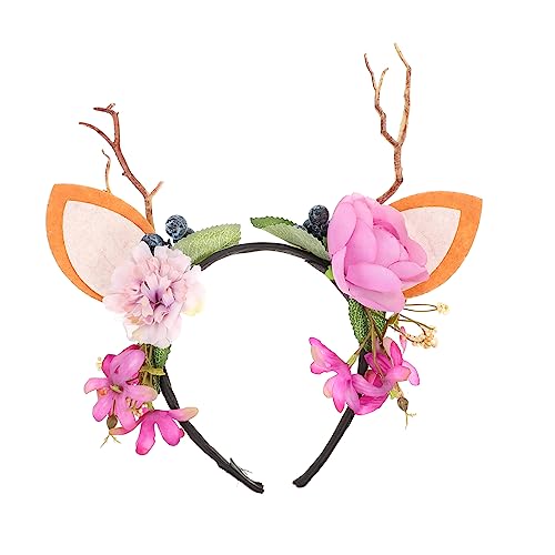 IWOWHERO 1stück Weihnachts Haarband Mit Süßem -antler Für Weihnachten Partys Und Cosplay Leicht Und Zu Tragen von IWOWHERO
