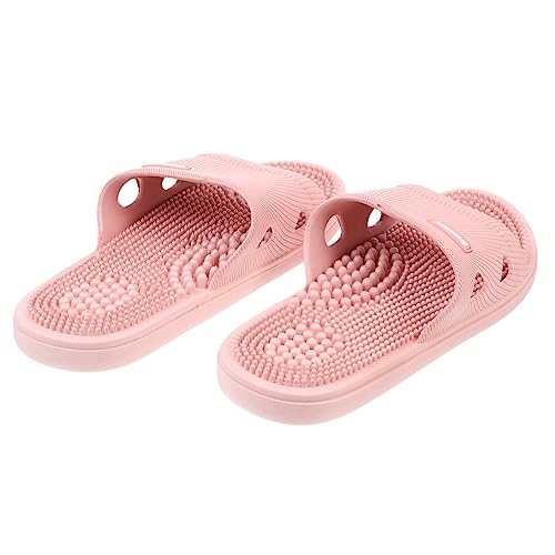 IWOWHERO 1 Paar Hausschuhe Für Die Fußmassage Akupressur Fußreflexzonenmassage Mit Offenen Zehen Duschschuhe Booty-hausschuhe Für Atmungsaktive Hausschuhe Einfach Die Rutsche Pvc Damen von IWOWHERO
