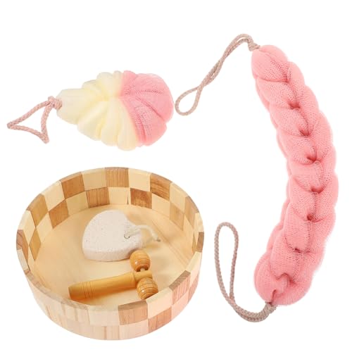 IWOWHERO 1 Satz Badeset skin care set skincare set badtuch Körperpflege-Set Hautpflege-Set Peeling für den Körper Body Scrubber-Kit Badetuch werkzeug Badekugel Körperreinigungsset Bimsstein von IWOWHERO