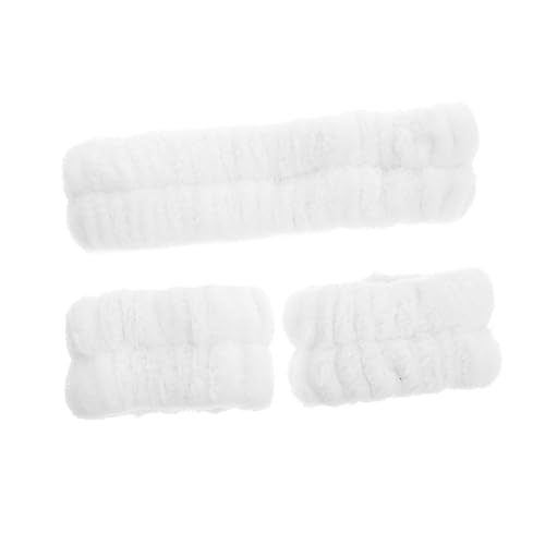 IWOWHERO Nicht Hautfreundliche Gesichtsreinigungs-stirnbänder Elastische Spa-haarbänder Make-up-armbänder in von IWOWHERO