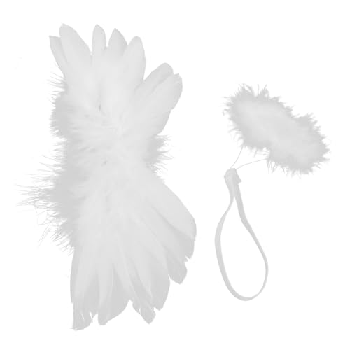 IWOWHERO Diy Puppenflügel-ornamente Winzige Federflügel Für Kostüm Kleine Mini-flügel-requisiten Zum Basteln Stylisches Puppenzubehör von IWOWHERO