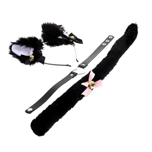 IWOWHERO 1satz Katzenohren Haarreif Teiliges Kostümzubehör Mit Glitzer Für Festivals Und Cosplay Kopfbedeckung Für Halloween Und Weihnachtsfeiern Attraktives Haarband Für von IWOWHERO