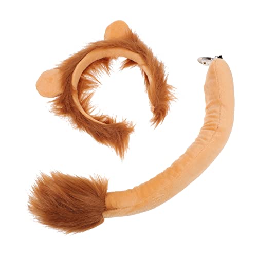 IWOWHERO Tier Ohr Stirnband Kostüm Prop Plüsch Material Party Kopfbedeckung Junge Mädchen Fasching Outfit Accessoire Anlass Zubehör von IWOWHERO