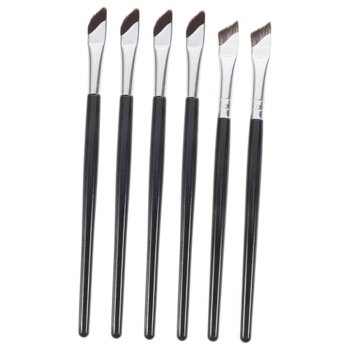 IWOWHERO 1 Satz Tragbarer Eyeliner-pinsel Flacher Concealer-pinsel Flacher, Konischer Pinsel Abgewinkelte Bürste Eyeliner-werkzeug Eyeliner-pinsel-set Präzision Nylon Augenbrauenbürste von IWOWHERO