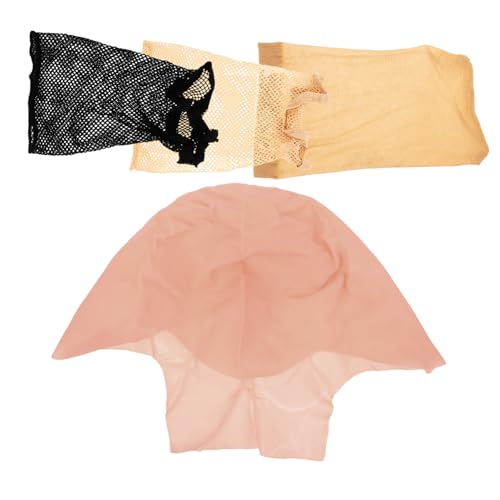 IWOWHERO Latex Glatzenperücken-kappen-set Haarnetze Damen-accessoires Für Theater Und Partys von IWOWHERO