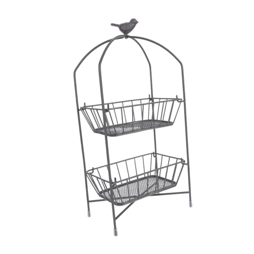 IWOWHERO 1stück Einfacher Makeup Organizer Zweilagiger Kosmetikaufbewahrung Rack Für Schreibtisch Schickes Accessoire Für Zuhause Und Langlebig Für Und von IWOWHERO