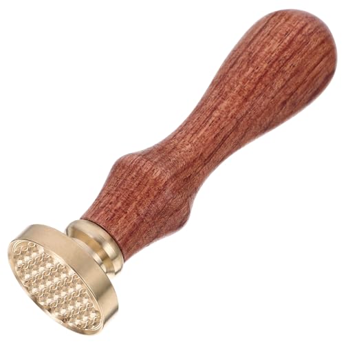 IWOWHERO Lidschatten-Druckstempel mit Holzgriff natürliche Textur Design für Kosmetik von IWOWHERO