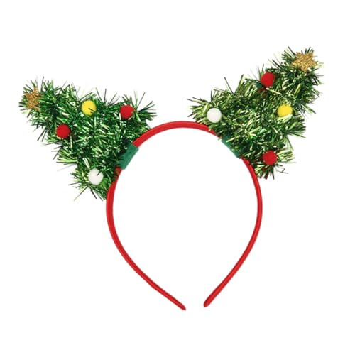 IWOWHERO 1stück Kreatives Weihnachtsbaum Haarschmuck Lustige Weihnachtsbaum Haarschleife Für Feste Für Erwachsene Für Weihnachtsfeiern Und Maskeraden von IWOWHERO