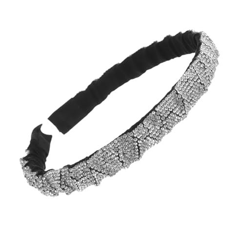 IWOWHERO 1pc Stirnband Flanell Haarband Dekorative Kopfschmuck Haar Zubehör Silber IWOWHERO 1pc Stirnband Flanell Haarband Dekorative Kopfschmuck Haar Zubehör Silber von IWOWHERO