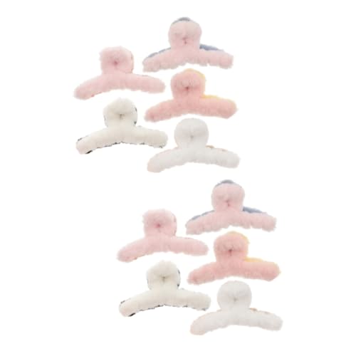 IWOWHERO 10stücke Teiliges Flauschige Haarklammern Für Frauen Rutschfeste Klammern Stilvollen Farben Für Dickes Haar Und Tägliche Anwendungen von IWOWHERO