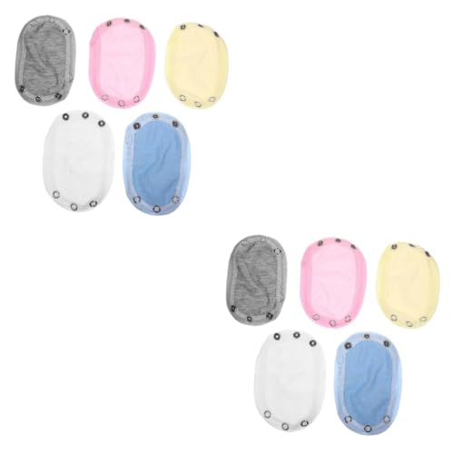 IWOWHERO 10 Stk Khakifarbener Verlängerungsfilm -extender Rülpsen Babys Babykorb Träger Spender Zappeln Taube Spielen Schnappen Kleiner Junge Babypullover Trockene Tücher Bebe Baumwolle von IWOWHERO