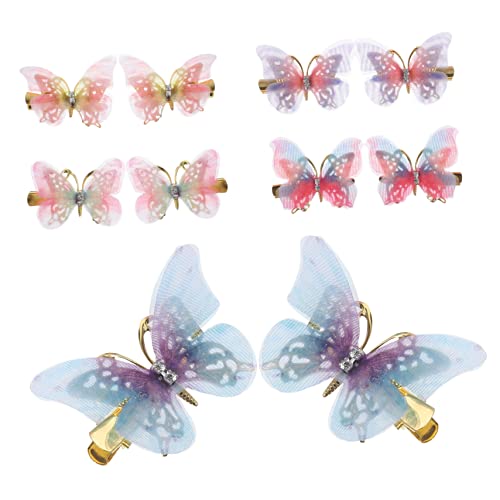 IWOWHERO 10 Stücke Schmetterling Haar Clips Kinder Haarnadeln Haar Zubehör Haar Styling Werkzeuge Für Mädchen von IWOWHERO