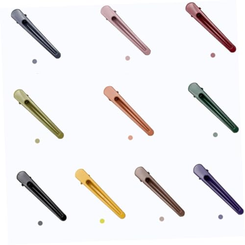 IWOWHERO 10 Stück Haarspangen Mit Entenschnabel Haarschmuck Für Mädchen Elegantes Schlichtes Design Leicht Geeignet Für Hochzeiten Zufällige Farbe von IWOWHERO