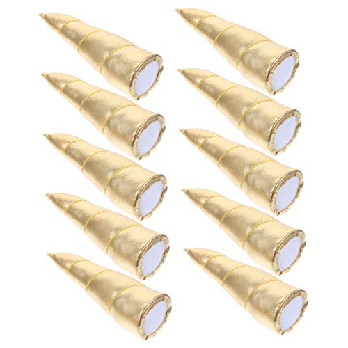 IWOWHERO 10 Stück Teiliges Einhorn Goldfarben DIY Haar accessoires für Kostüm Mädchen Fasching Party Haarschmuck Kreative Kopfbedeckung Material Zubehör Zufällige Farbe Zufällige Farbe von IWOWHERO