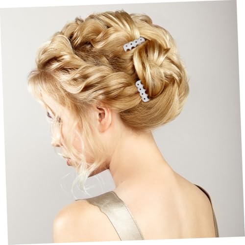 IWOWHERO 100 Stück Metall Haarkämme mit Zähnen Stabile Haarspangen in Gold und Silber Strapazierfähige Haarclips für Perücken Haarstyling und Haarschmuck Geeignet für Frauen und Festliche von IWOWHERO