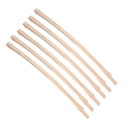 IWOWHERO 100 Stück Teiliges Metall Haarnadel Einfache Bobby Pins Langlebige Haarklammern in Gold Dekorativ für Alltag Hochzeit Hochsteckfrisuren Geeignet für Mädchen und Damen von IWOWHERO