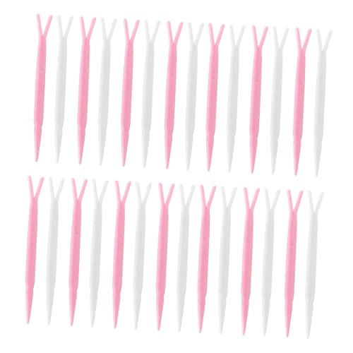 IWOWHERO 100stücke Make-up y Gabel Augenlid Applikator Kosmetische Gabeln Für Augenlidaufkleber Tragbar Und Langlebig Hervorragende Verarbeitung Für Schönheitspflege von IWOWHERO