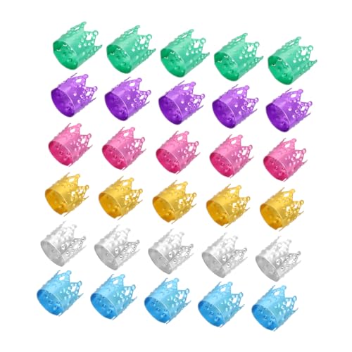 IWOWHERO Haarflechten 100 Stück Metall Aluminium Perücken-zopfmanschetten Für Hochzeitsfeiern Haarschmuck von IWOWHERO