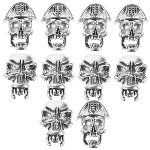 IWOWHERO 10stücke Retro Haarschmuck Für Männer Und Dreadlocks Perlen Haarzöpfe Bart Schmuck Antike Haaraccessoires Diy Flechtzubehör von IWOWHERO