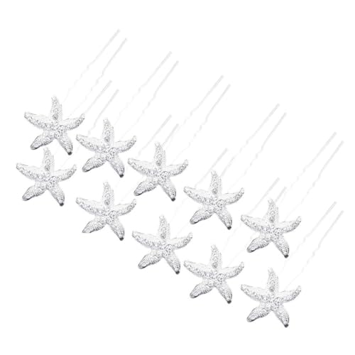 IWOWHERO 10er-set Haarspangen Mit Strass-sternfischen Modische Haarnadeln Für Brautjungfern Für Damen Mädchen Mädchenpartys IWOWHERO 10er-set Haarspangen Mit Strass-sternfischen Modische Haarnadeln Für Brautjungfern Für Damen Mädchen Mädchenpartys von IWOWHERO