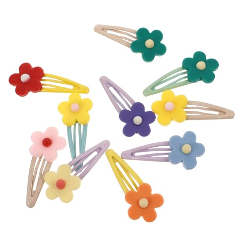 IWOWHERO 10stücke Blumen-haarspangen Teiliges Für Mädchen Niedliche Haarklammern Harz Haaraccessoires Für Junge Mädchen Für Alltag Und Rollenspiele Vielseitige Designs Für Kreative von IWOWHERO