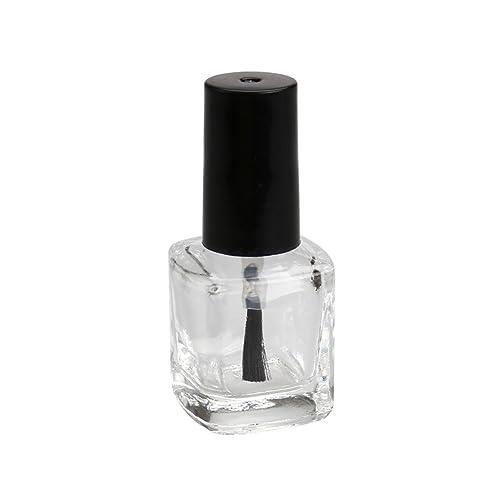 IWOWHERO 10stücke Leere Nagellackflaschen Mit Pinsel Quadratische Transparente Nagellackbehälter Aus Für Diy Nail Polish von IWOWHERO
