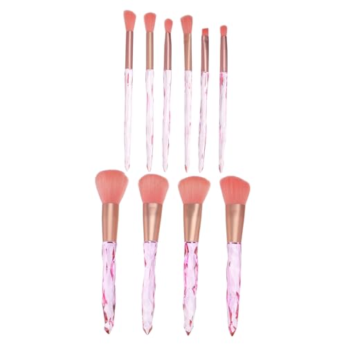 IWOWHERO 10stücke Teiliges Kosmetikpinselset Mit Kristallgriff Vielseitige Makeup-tools Für Foundation Puder Blush Und Eyeliner Für Anfänger Und Profis Schönheitspflege von IWOWHERO