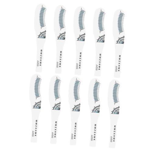 IWOWHERO 10stücke Wimpern Messkarte Wimpern Messung Werkzeug Curling Papier Herrscher Für Zuhause Und Salon von IWOWHERO