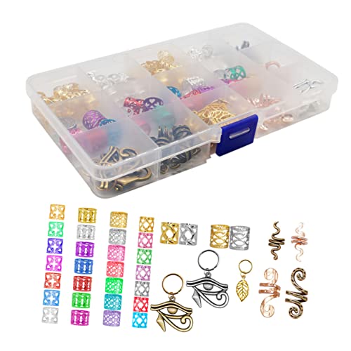 IWOWHERO 116St Dreadlock-Haar-Accessoire-Set Perlen Silber Abs Zopfschmuck für die Haare Edelsteine hair pearls haar zubehör Dreadlock-Schmuck Zubehör zum Flechten von Dreadlocks Legierung IWOWHERO 116St Dreadlock-Haar-Accessoire-Set Perlen Silber Abs Zopfschmuck für die Haare Edelsteine hair pearls haar zubehör Dreadlock-Schmuck Zubehör zum Flechten von Dreadlocks Legierung von IWOWHERO