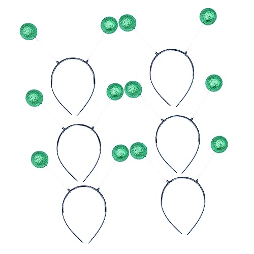 IWOWHERO 12 Stk Gepudertes Schaumkugel-stirnband Glitzerndes Alien-stirnband Alien-haarschmuck Boppers Für Kostüme Stern-stirnband Stirnband Aus Metallfolie Pompons Haarreifen Green Plastik IWOWHERO 12 Stk Gepudertes Schaumkugel-stirnband Glitzerndes Alien-stirnband Alien-haarschmuck Boppers Für Kostüme Stern-stirnband Stirnband Aus Metallfolie Pompons Haarreifen Green Plastik von IWOWHERO