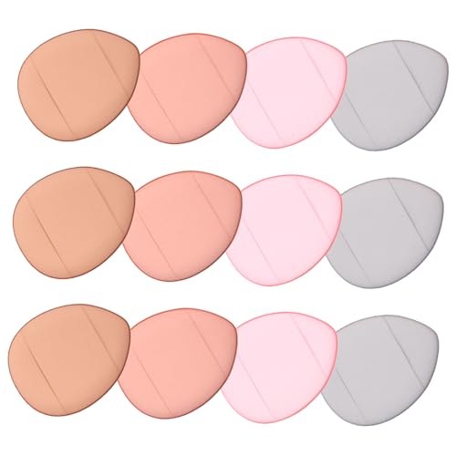 IWOWHERO 12 Stück Teiliges Mini Make up Schwämmchen Hautfreundliche Puderquaste für Foundation und Concealer Weiche Kleine Beauty Tools für Mädchen und Frauen Vielseitig für Cremige und von IWOWHERO