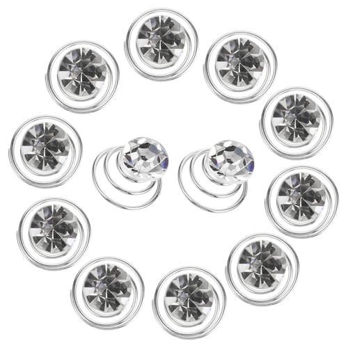 IWOWHERO 12 Stück Teiliges Strass Haarklammern mit Federverschluss Elegante Haarspangen für Damen und Funkelnde Haarschmuck accessoires für Party Hochzeit und Alltag Vielseitige Styling IWOWHERO 12 Stück Teiliges Strass Haarklammern mit Federverschluss Elegante Haarspangen für Damen und Funkelnde Haarschmuck accessoires für Party Hochzeit und Alltag Vielseitige Styling von IWOWHERO