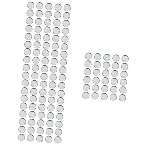 IWOWHERO 120stücke Leere Lidschatten Und Blusher-pfannen Metall Runde Nachfüllbare Kosmetikbehälter Für -make-up Für Und Aufbewahrung von IWOWHERO