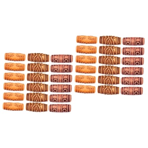 IWOWHERO 120 Stück Haarmanschetten Dreadlocks Zopfklammern Dreadlocks Flechtperlen Dreadlocks Zubehör Dreadlocks Dekoration Haarzopfringe Dreadlocks Ring Flechten Haarschmuck von IWOWHERO