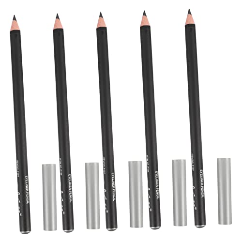 IWOWHERO 12stücke Wasserfester Eyeliner-stift in Seidenglanz Schwarz Von Make-up Augenbrauenstift Für Beauty-zubehör Sicher Und Einfach Anzuwenden Für Professionellen Und Privaten von IWOWHERO