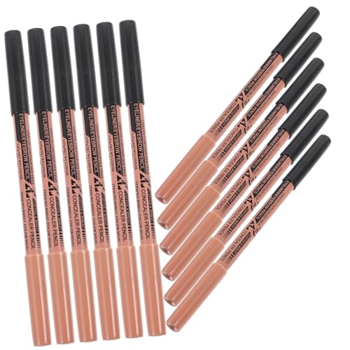 IWOWHERO 12st Kosmetikstifte Augen-make-up-set Augenbrauenstift Für Frauen Frauenkosmetikstift Kleines Wasserfester Augenbrauenstift Beauty-tools Eyeliner-kit Doppelkopf Fräulein Suite von IWOWHERO