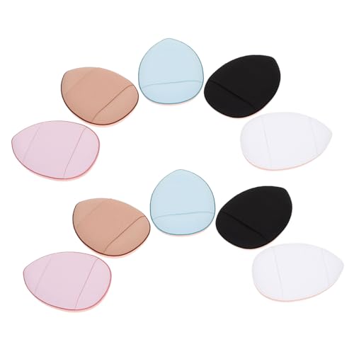 IWOWHERO 12stücke Mini Puderquaste Für Make-up Verblend-puderquaste Lose Puderquasten Für Damen Puder-make-up-tools Mini-puderquaste Mit Fingerschlaufe Gesichtsgrundierungsquaste Langlebige von IWOWHERO