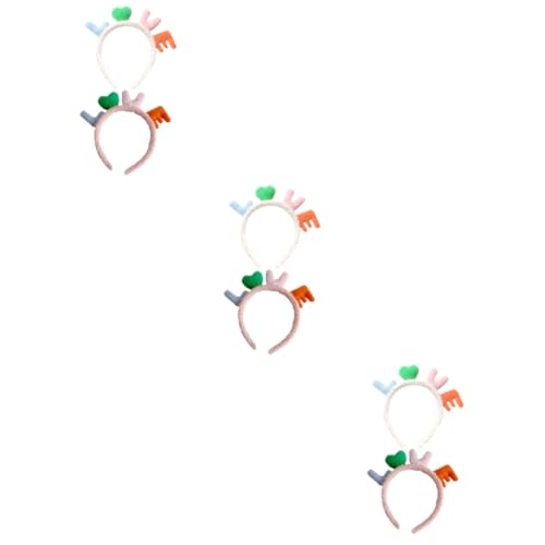 IWOWHERO 18stücke Cartoon Love Haarreif Für Junge Mädchen Kreative Und Dekorative Kopfbedeckung Für Partys Weihnachten Und Rollenspiele Leicht Und Langlebig Sorgt Für Modischen Look von IWOWHERO