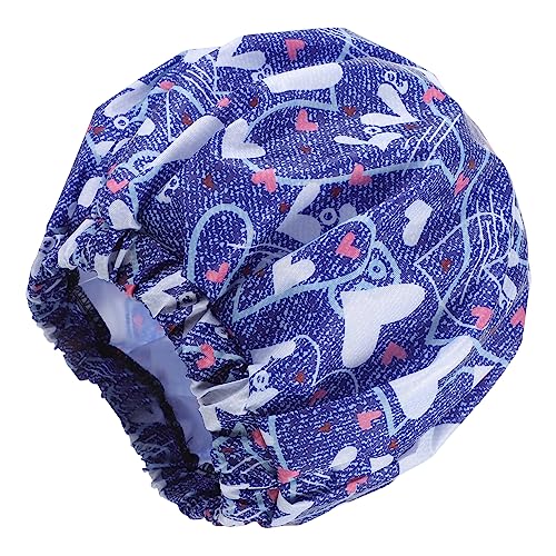 IWOWHERO 1Stk Duschhaube badehauben shower caps Satin-Turban elastische Badekappe schlafhaube Mützen für Männer Badekappen Badehüte für Männer Backöl Hut Badezimmerkappe Mann Stoff von IWOWHERO