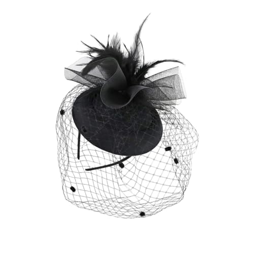 IWOWHERO 1Stk Haarnadel mit Blumenhut hochzeitshaar schmuck wedding hair accessories Nettogarn Blumenschleierhut Fascinator-Hüte für Haarschmuck für Damen hochzeit kopfschmuck von IWOWHERO