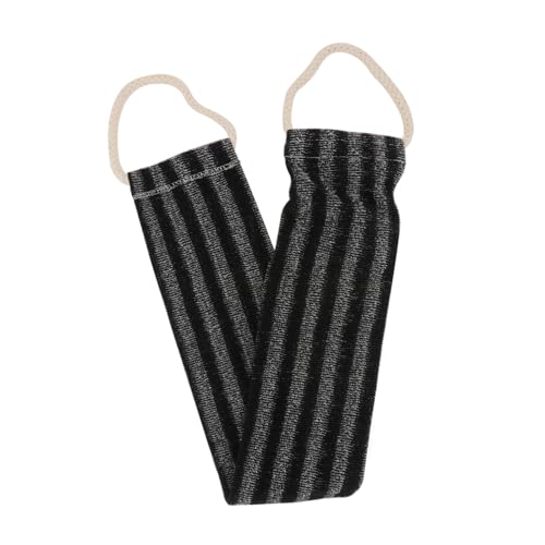 IWOWHERO Badeschrubbertuch Aus Hautverträglichem Material Gestreiftes Badetuch Zur Körperreinigung Massiert Sanft Geeignet Für Arme Beine Brust Rücken Mit Aufhängeseil Für Bequeme Aufbewahr von IWOWHERO