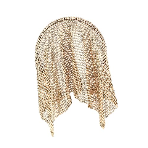 IWOWHERO 1stück Haar Stirnband Mit Breitem Und Strass Für Und Mädchen Modisches Goldenes Haarschmuck-accessoire Für Partys Und Besondere Anlässe von IWOWHERO