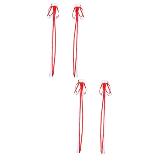 IWOWHERO 2 Paar Haarnadel Im Chinesischen Stil Haarschmuck Für Frauen Abschlussball Kimono-haarspange Haarspangen Für Frauen Haarschmuck Für Den Abschlussball Errötendes Rot von IWOWHERO