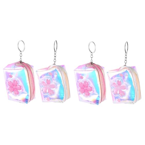 IWOWHERO 2 Sätze 2st Treibsand Geldbörse Robuste Wickeltasche Treibsandsack Weibliche Tasche Kosmetiktasche Bunte Kosmetiktasche Münzbeutel Geldbörse Taschen Reißverschluss Frau Tasche Pu von IWOWHERO