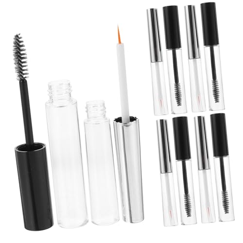 IWOWHERO 2sätze Nachfüllbare Mascara Tuben Transparente Lip Gloss Behälter Für Kosmetik Wiederverwendbare Flasche Für Wimperncreme Und Eyeliner von IWOWHERO