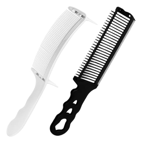 IWOWHERO 2 Stck Teiliges Haarschneidekamm für Herren Ergonomisch Geformt Präziser Salon Clipper Kamm Komfortabel und Sicher Vielseitig für Barber und Heimgebrauch Geeignet von IWOWHERO