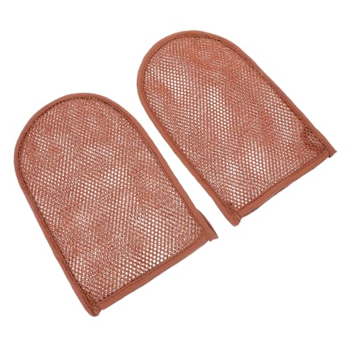 IWOWHERO 2 Stck. Badetuch Bathhandschuh Peeling-schwamm Für Den Körper Peelinghandschuh Zum Schrubben Peeling-handschuhe Peelinghandschuh, Körperwäscher Fausthandschuh Nylon Coffee von IWOWHERO