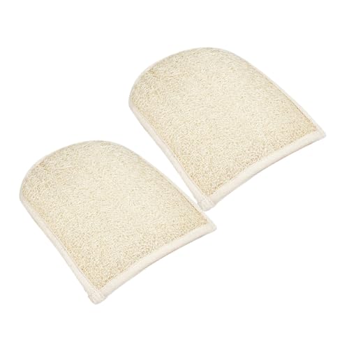 IWOWHERO 2 Stk Badetuch Handschuhe Waschen Handpeelinghandschuh Hände, Die Handschuhe Reinigen Luffa-bad-peeling-handschuhe Handpeeling-handschuhe Peeling-badehandschuh Luffafaser von IWOWHERO